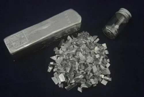 Goldbarren aus Indiummetall mit einer Reinheit von 99,995% - Factory Son